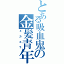 とある吸血鬼の金髪青年（ミカエラ）