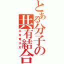 とある分子の共有結合（共有電子対）