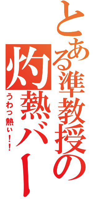 とある準教授の灼熱バーベキュー（うわっ熱ぃ！！）