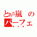 とある嵐のパーフェクト（櫻井翔）