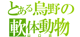 とある烏野の軟体動物（山口忠）