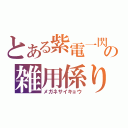 とある紫電一閃の雑用係り（メガネサイキョウ）