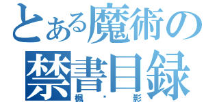 とある魔術の禁書目録（楓尐影）