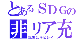 とあるＳＤＧの非リア充（現実はキビシイ）