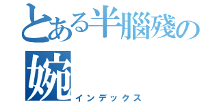 とある半腦殘の婉（インデックス）