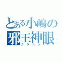 とある小嶋の邪王神眼（カラコン）