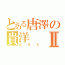 とある唐澤の貴洋Ⅱ（三宅令）