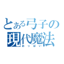 とある弓子の現代魔法（おっぱい）