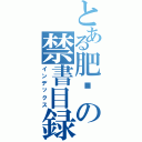 とある肥煒の禁書目録（インデックス）