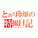 とある珍爆の特撮日記（ペニーボンバー）