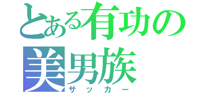 とある有功の美男族（サッカー）