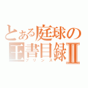 とある庭球の王書目録Ⅱ（プリンス）