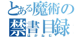 とある魔術の禁書目録（はがねむ）