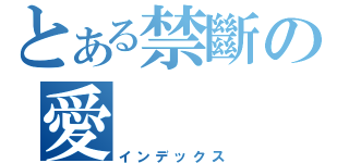 とある禁斷の愛（インデックス）