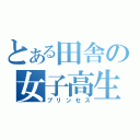 とある田舎の女子高生（プリンセス）