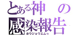 とある神の感染報告（ホウジョウエムゥ）