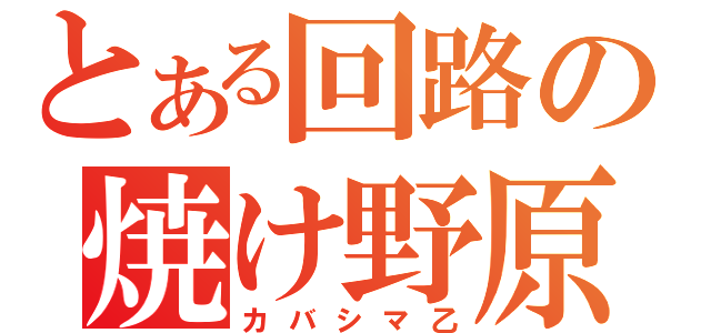 とある回路の焼け野原（カバシマ乙）