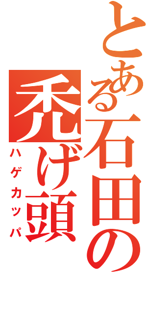 とある石田の禿げ頭（ハゲカッパ）