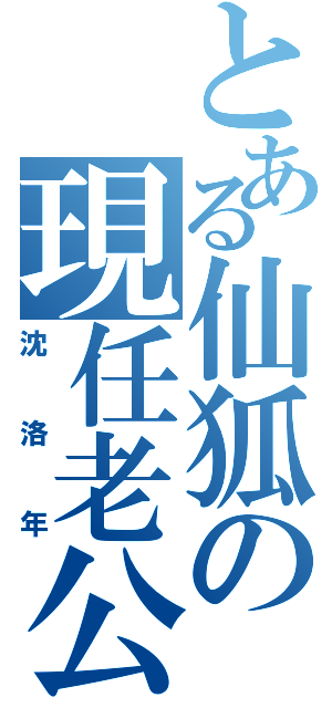 とある仙狐の現任老公（沈洛年）