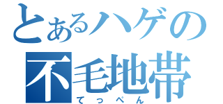 とあるハゲの不毛地帯（てっぺん）