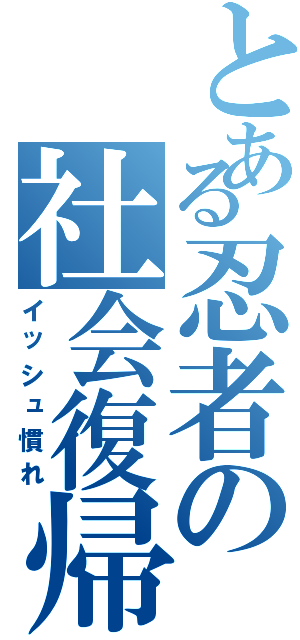 とある忍者の社会復帰（イッシュ慣れ）