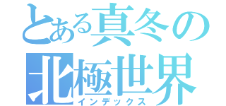 とある真冬の北極世界（インデックス）