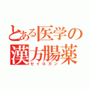 とある医学の漢方腸薬（セイロガン）