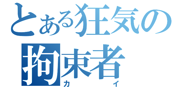 とある狂気の拘束者（カイ）