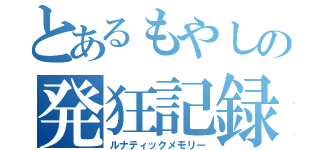 とあるもやしの発狂記録（ルナティックメモリー）