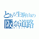 とある生駒山の阪奈道路（サーキット）