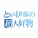 とある伊藤の超大好物（バナナ）