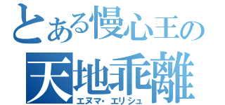 とある慢心王の天地乖離す開闢の星（エヌマ・エリシュ）