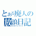 とある廃人の放浪日記（ネカフェライフ）