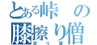 とある峠の膝擦り僧（走り屋）