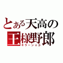 とある天高の王様野郎（キラーン☆彡）