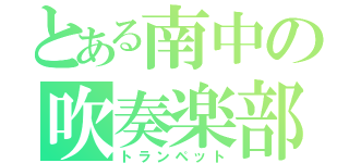 とある南中の吹奏楽部（トランペット）