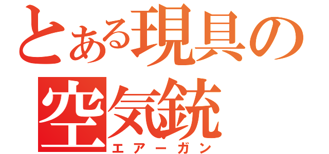 とある現具の空気銃（エアーガン）