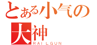 とある小气の大神（ＲＡＩＬＧＵＮ）