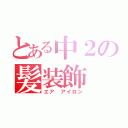 とある中２の髪装飾（エア アイロン）