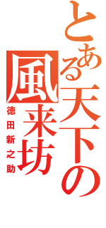 とある天下の風来坊（徳田新之助）