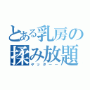 とある乳房の揉み放題（ヤッターー）