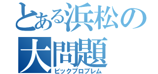 とある浜松の大問題（ビックプロブレム）