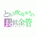 とある吹奏楽部の長低金管楽器（トロンボーン）