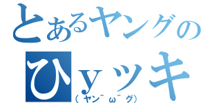 とあるヤングのひｙッキー（（ヤン＾ω＾グ））