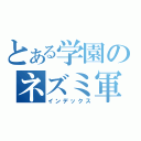 とある学園のネズミ軍団（インデックス）