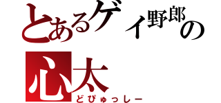 とあるゲイ野郎の心太（どぴゅっしー）