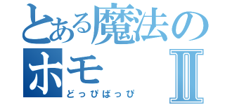 とある魔法のホモⅡ（どっぴばっぴ）