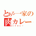 とある一家の肉カレー（ニクカレー）