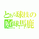 とある球技の庭球馬鹿（はるき）