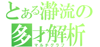 とある瀞流の多才解析（マルチグラフ）